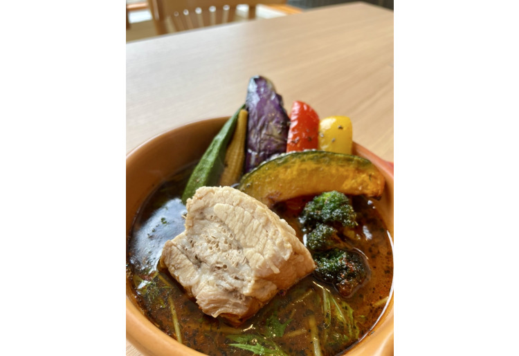 ▼豚の角煮スープカレー